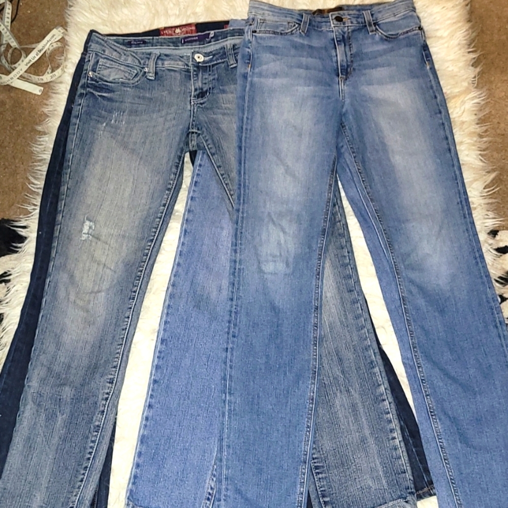 LAST CHANCE 4 jeans Joe's Vigoss Lucky brand Roxy size 27 3/4 EUC